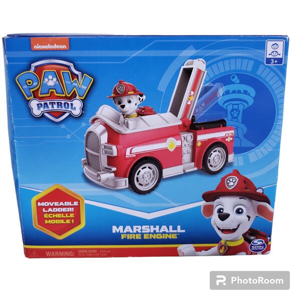 Paw Patrol Marshall Fire Engine Truck Kid's Toddler Toy Nickelodeon - Picture 1 of 5